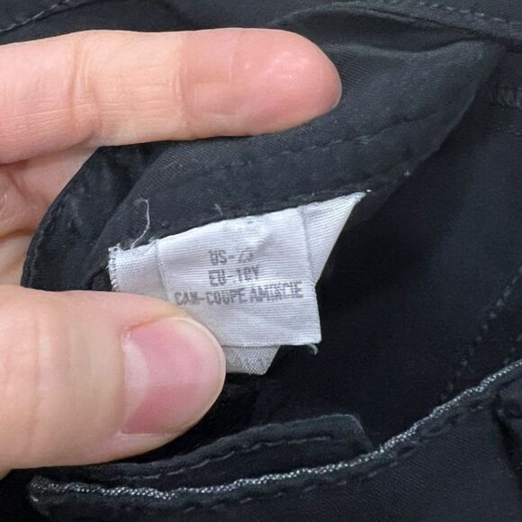 Volcom Black Flat Front Boy Shorts 10 - Picture 3 of 3